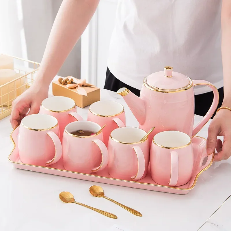 Coffee Tea Creamer - Luxury Ceramic Water Bottle Coffee Set,