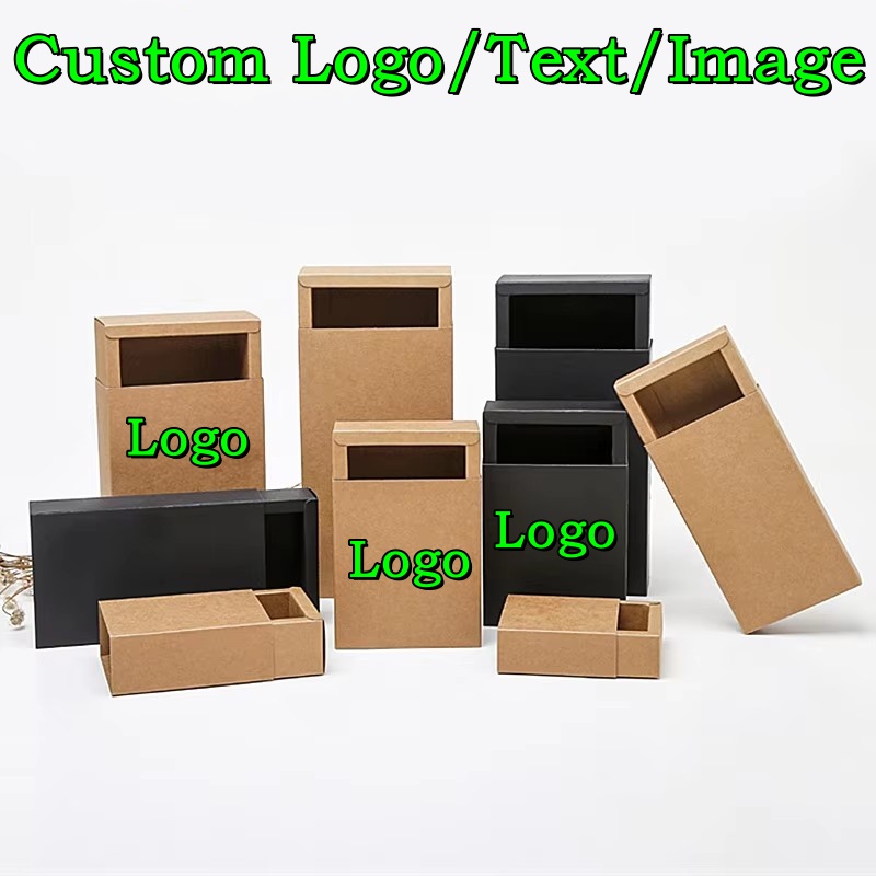 Coffee Tea Drawer Organizer - 20PCS 350gsm Drawer Kraft Black Paper