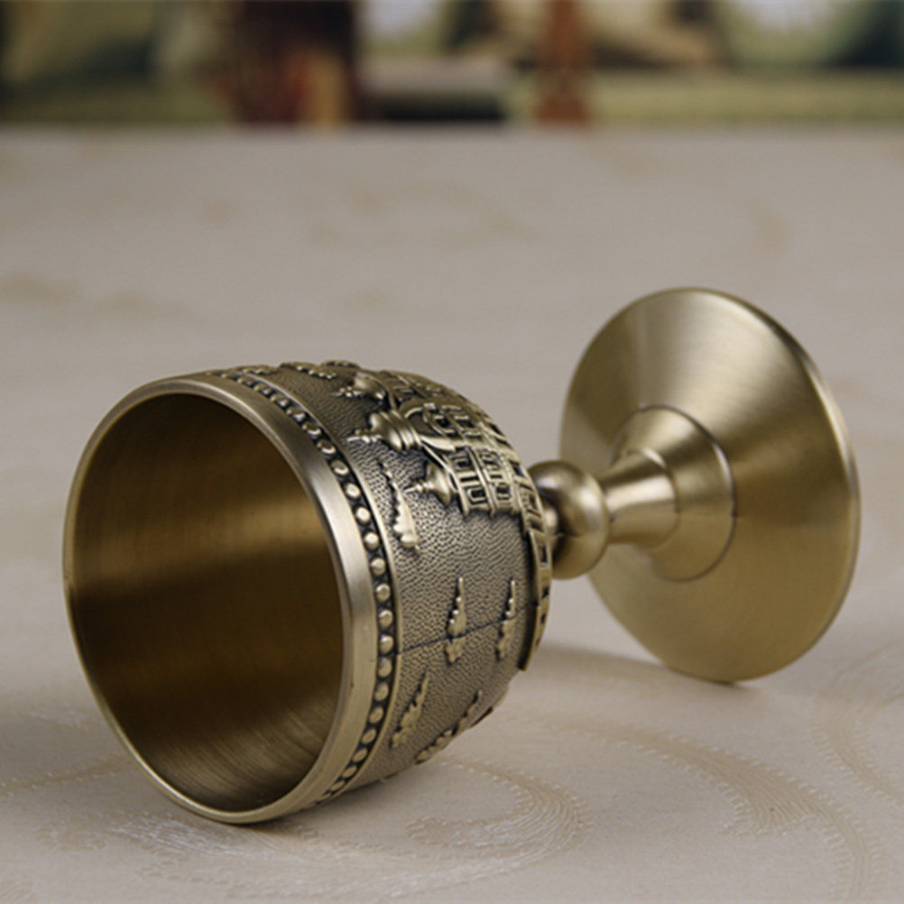 Coffee Tea Drinks - Metal Copper Alloy Liquor Cup Bronze