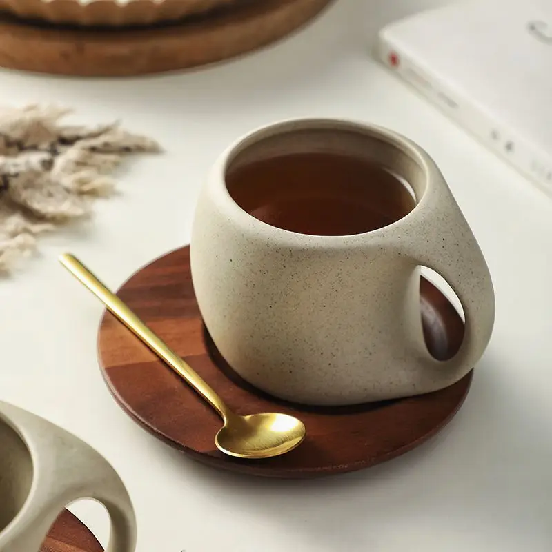 Coffee Tea Hot - 3-piece set Creative Ceramic Ice Coffee
