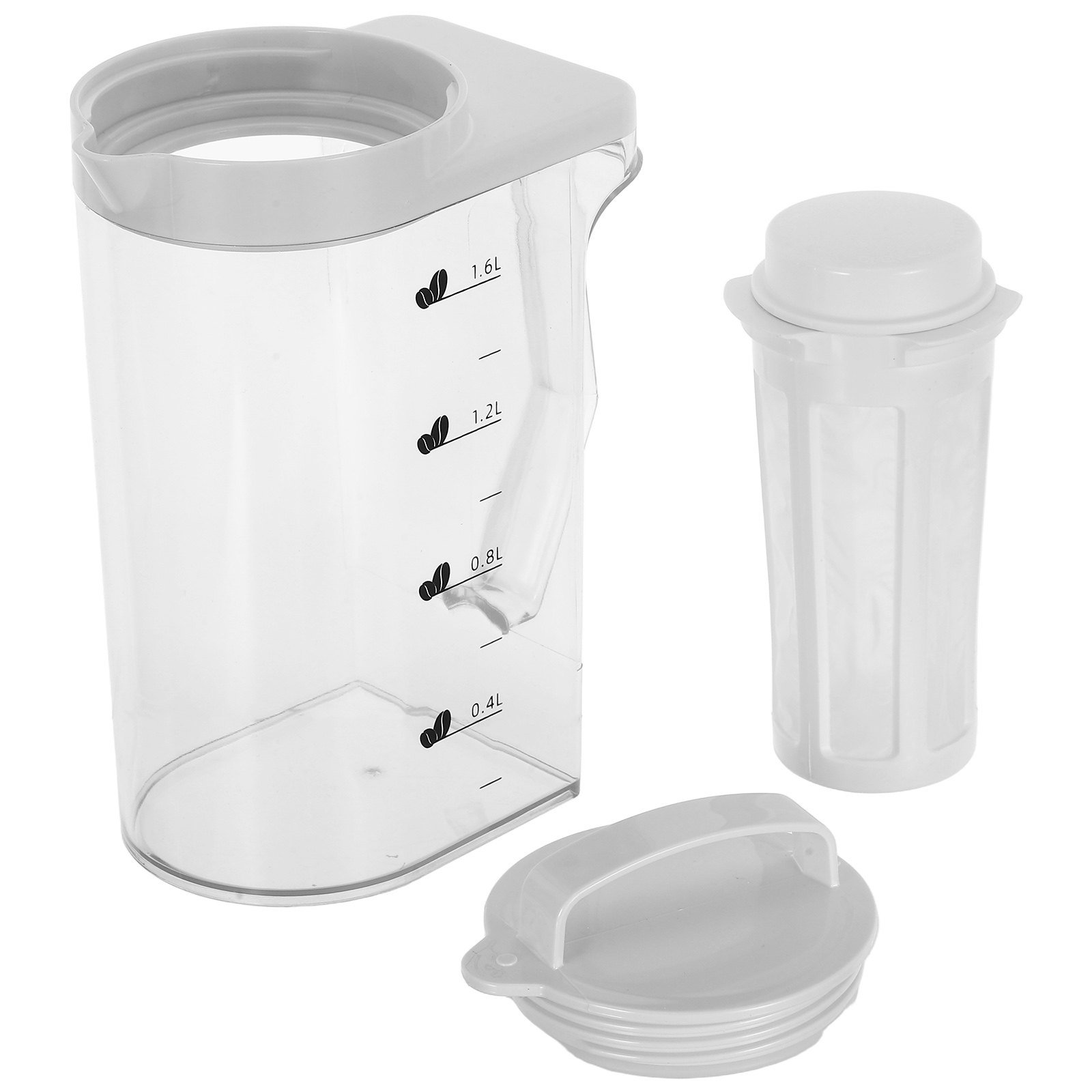 Coffee Tea Drinks - Plastic Cold Brew Coffee Pitcher 1.6L