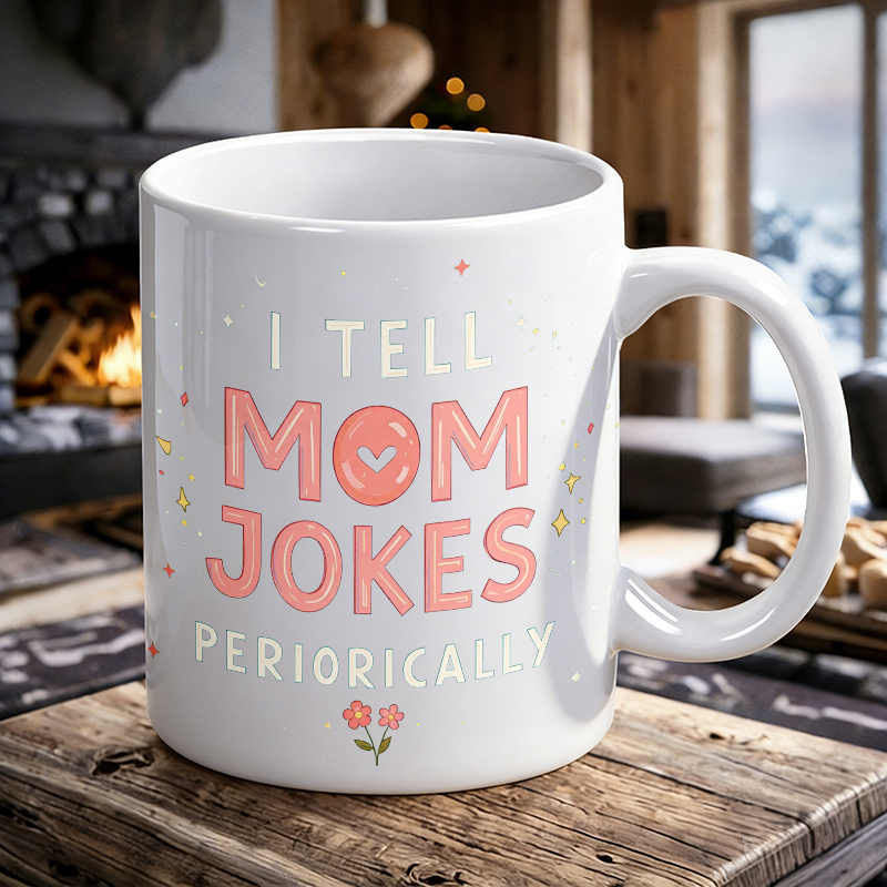 Cup & Mug Set, I Tell Mom Joke - Coffee Tea Jokes ulasan dan harga