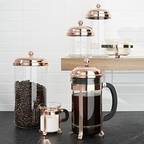 Glass Sugar and Creamer Set wi - Coffee Tea Creamer ulasan dan harga