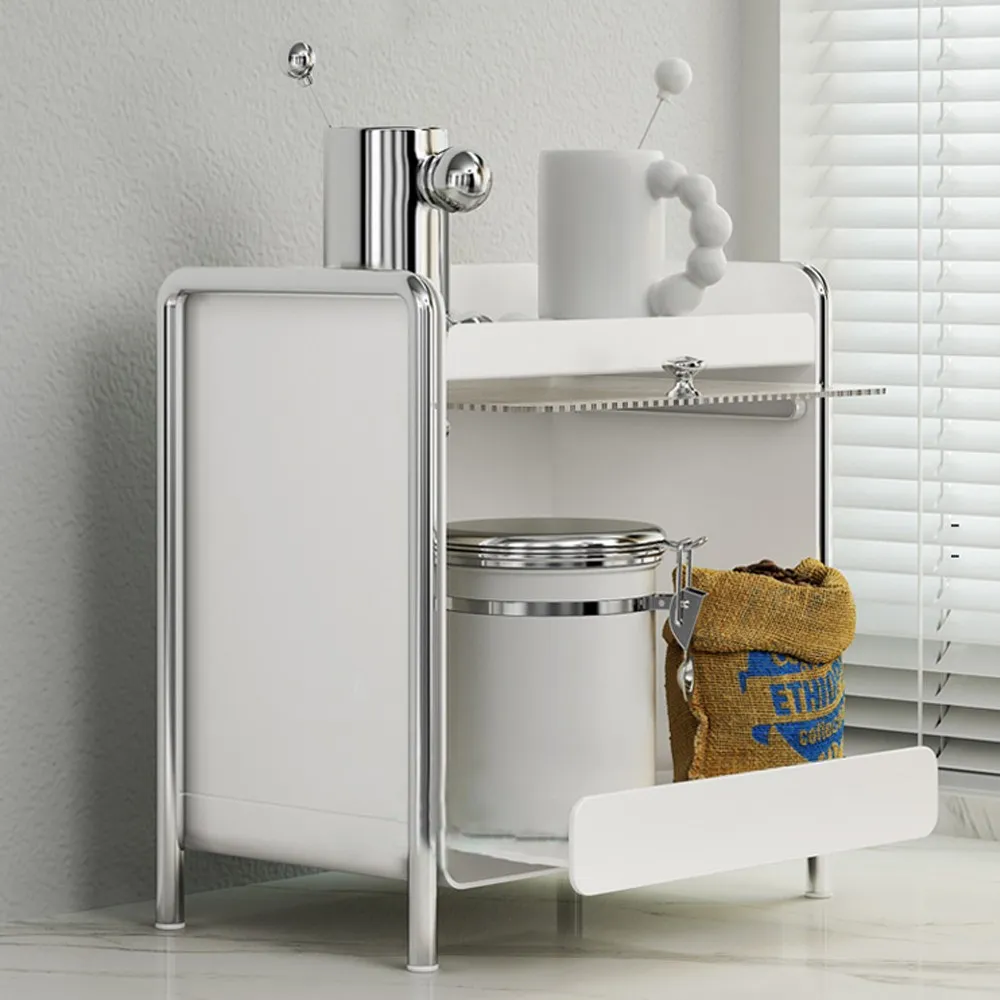 Desktop Organizer Storage Cabi - Coffee Tea Drawer Organizer ulasan dan harga