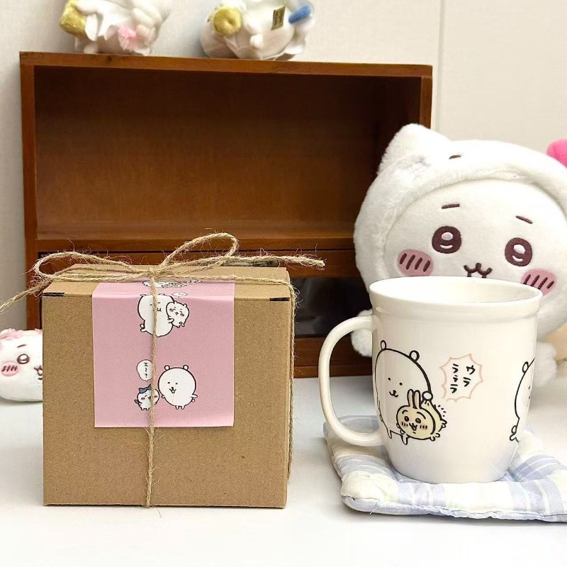 Anime Chiikawa Joke Bear Ceram - Coffee Tea Jokes ulasan dan harga