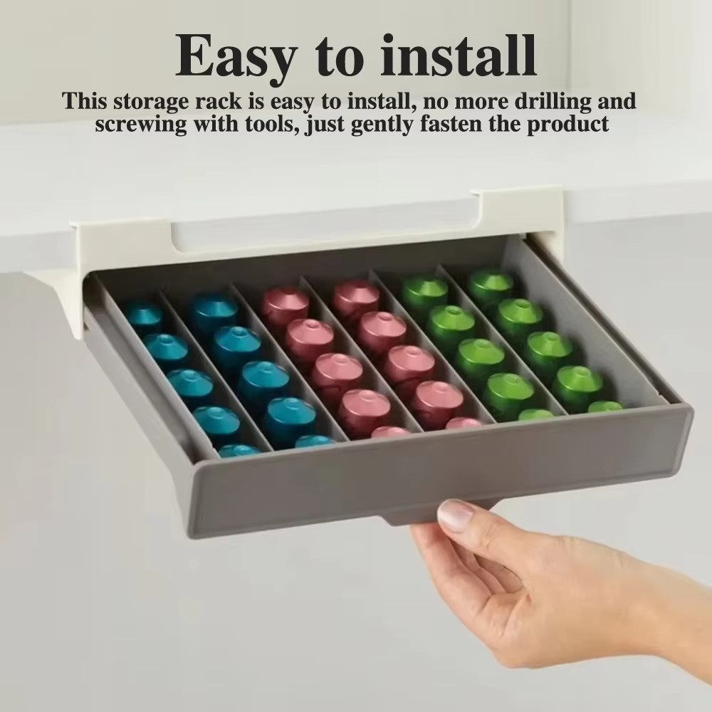 Space-Saving Coffee Capsule &  - Coffee Tea Drawer Organizer ulasan dan harga
