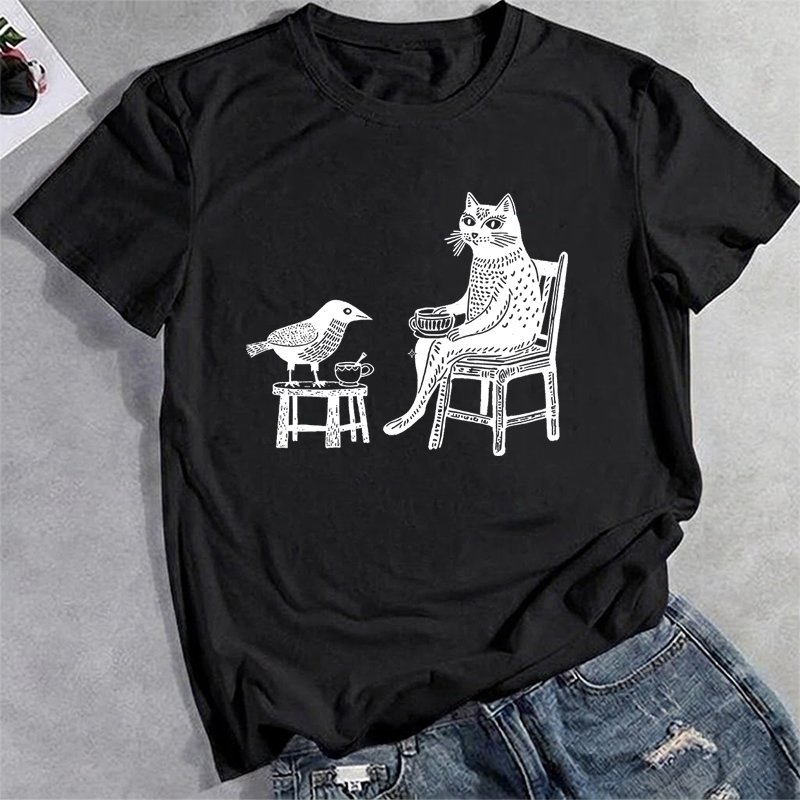 Coffee Tea with Friends Cat Pr - T And Tea Coffee ulasan dan harga