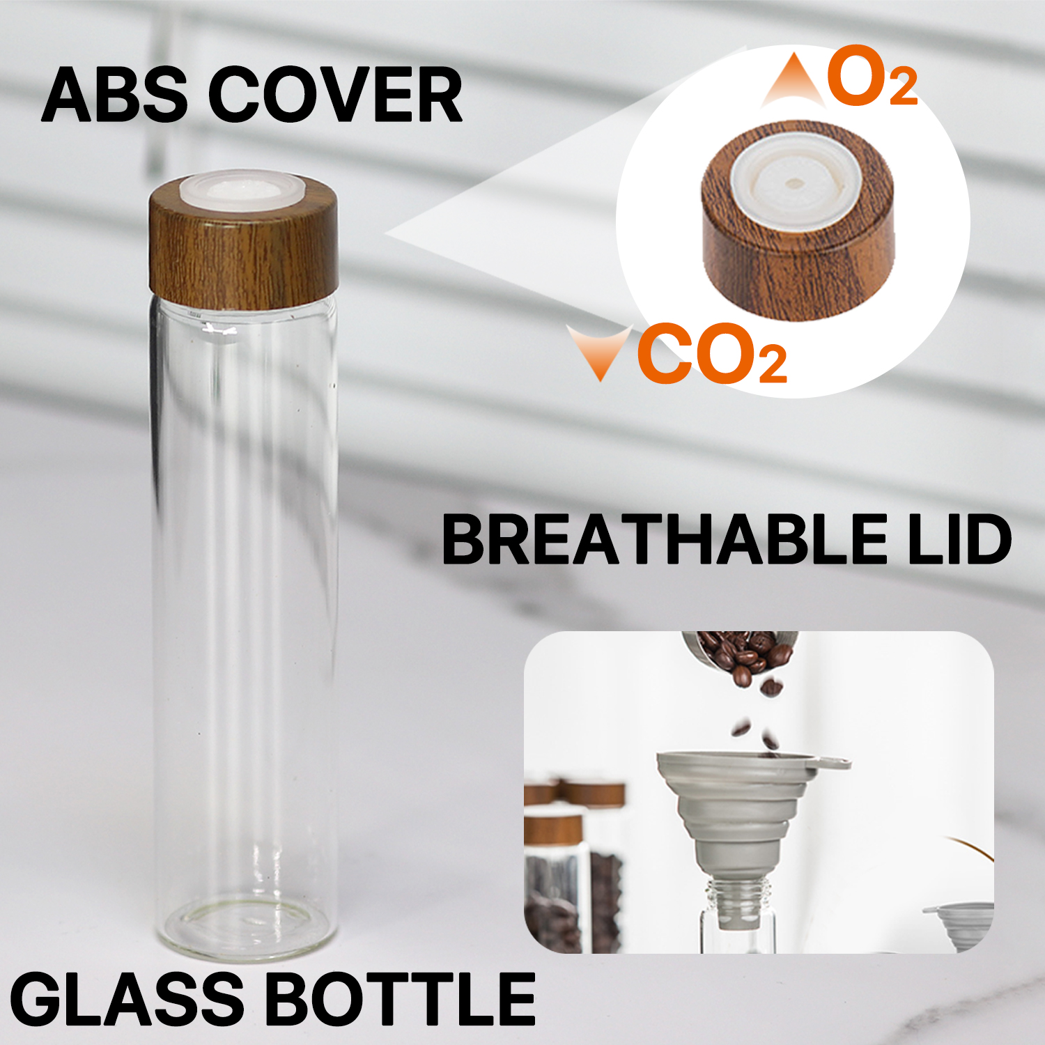 Coffee Beans Storage Container - Coffee Tea Sugar Set ulasan dan harga