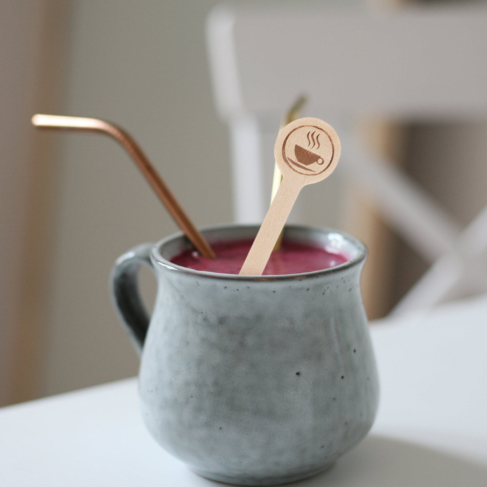 100Pcs Wooden Beverage Stirrer - Coffee Tea Hot ulasan dan harga