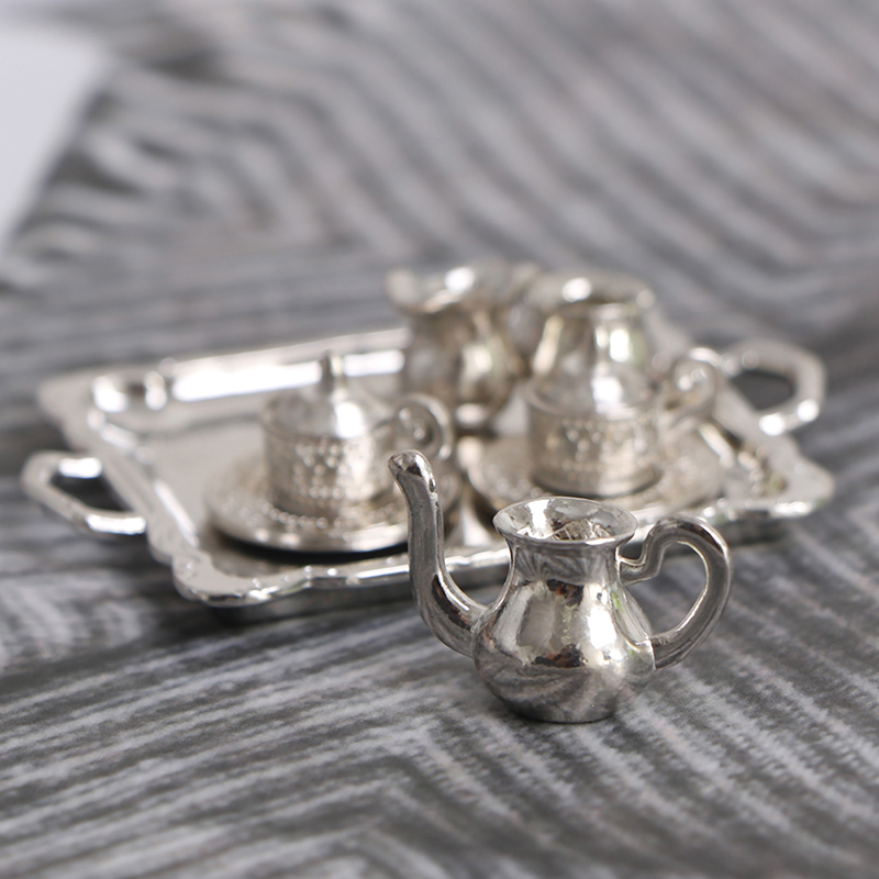 10pcs/Set 1/12 Dollhouse Minia - Coffee Tea Sugar Set ulasan dan harga