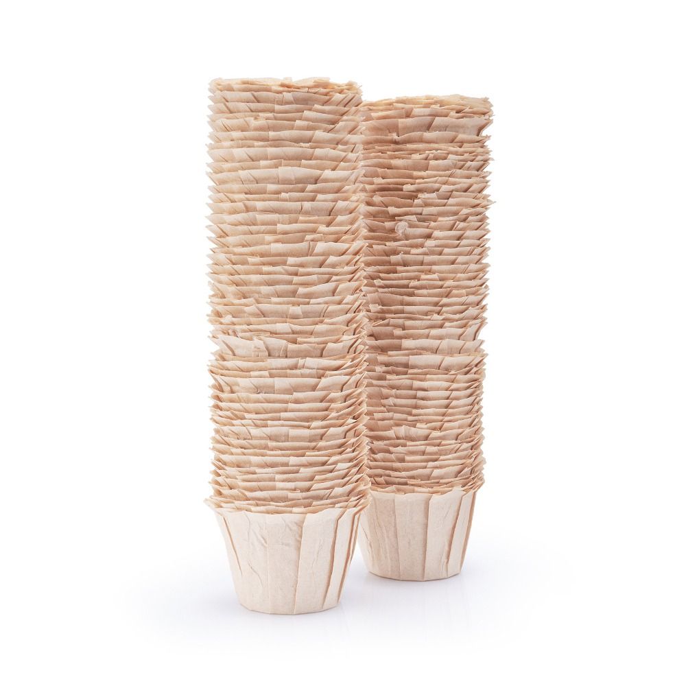 50/100 Pcs Natural Disposable  - Coffee Tea Paper Cups ulasan dan harga