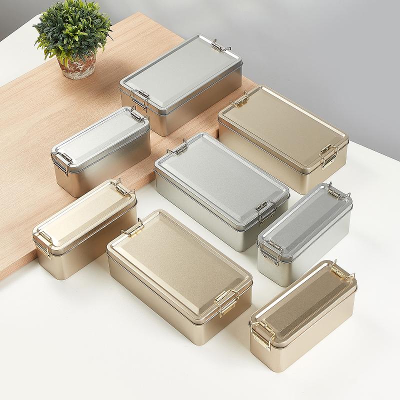 1/3Pcs Rectangular Tinplate Co - Coffee Tea Drawer Organizer ulasan dan harga
