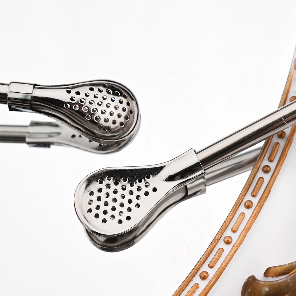 8pcs Filter Tea Straw Spoon Se - Coffee Tea Sugar Set ulasan dan harga