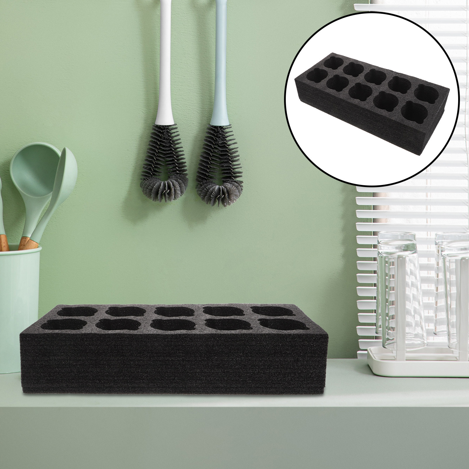 10 Cups Take Out Cup Holder -  - Coffee Tea Drinks ulasan dan harga
