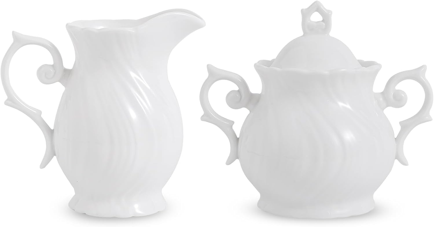 Ceramic Sugar and Creamer Set  - Coffee Tea Creamer ulasan dan harga