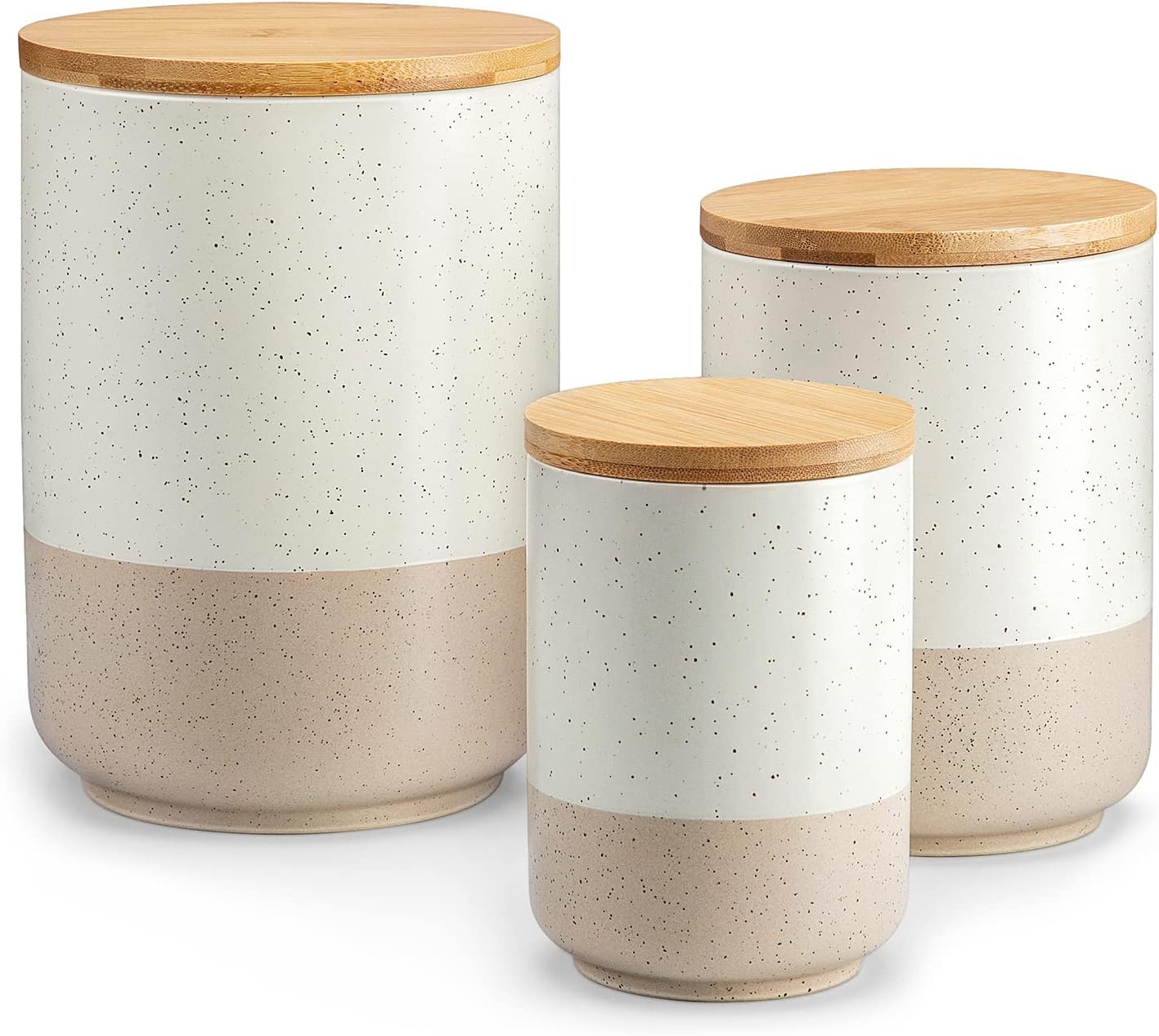 Sabine Ceramic Canister Set wi - Coffee Tea Sugar Set ulasan dan harga
