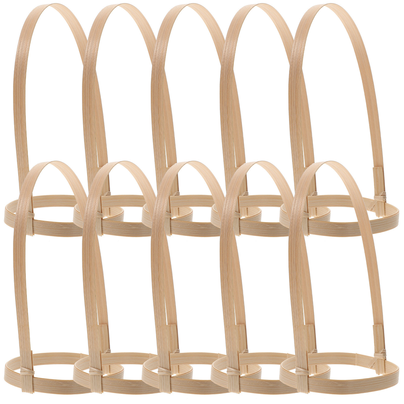 10Pcs Bamboo Drink Cup Carrier - Coffee Tea Drinks ulasan dan harga