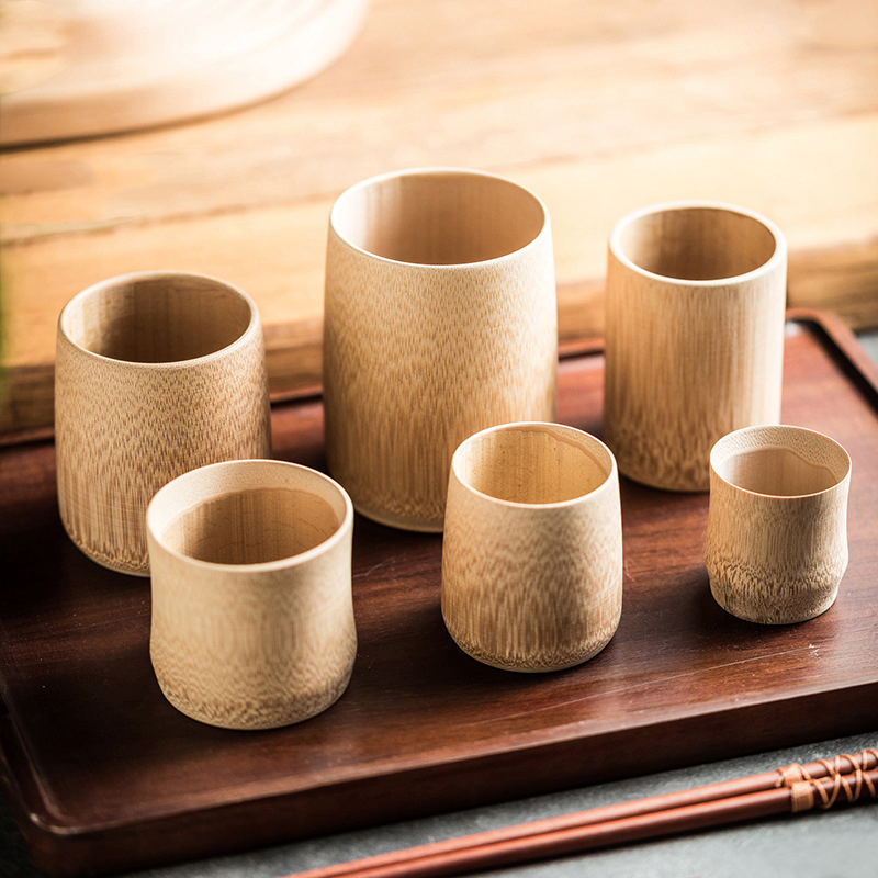 Bamboo Cup Home Japan Style Na - Coffee Tea Japan ulasan dan harga