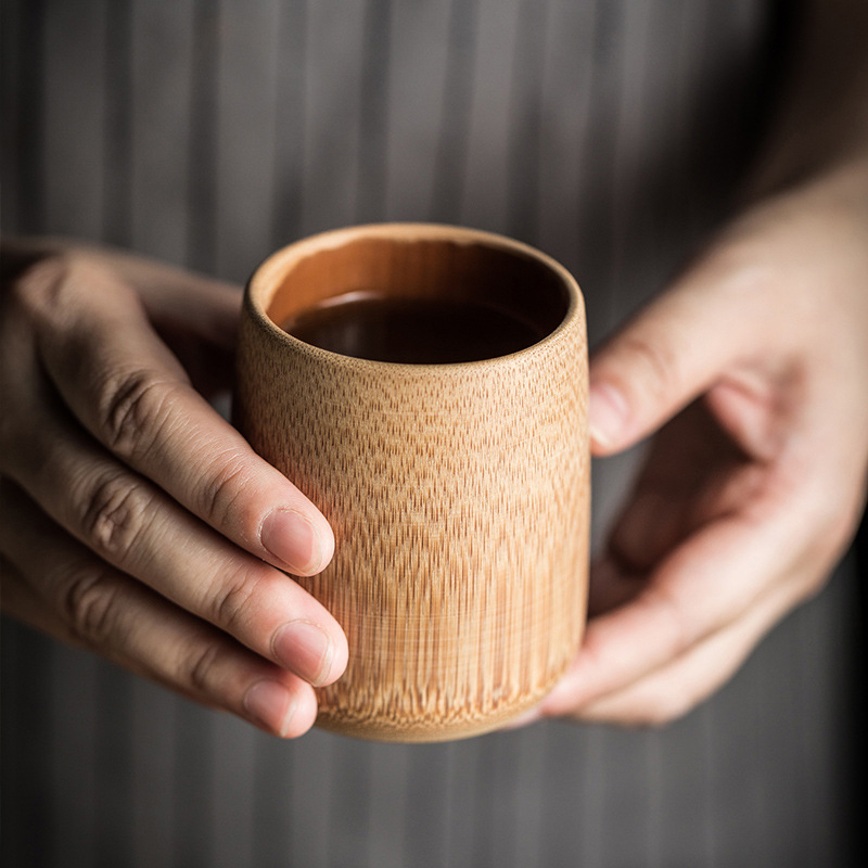 Bamboo Cup Home Japan Style Na - Coffee Tea Japan ulasan dan harga
