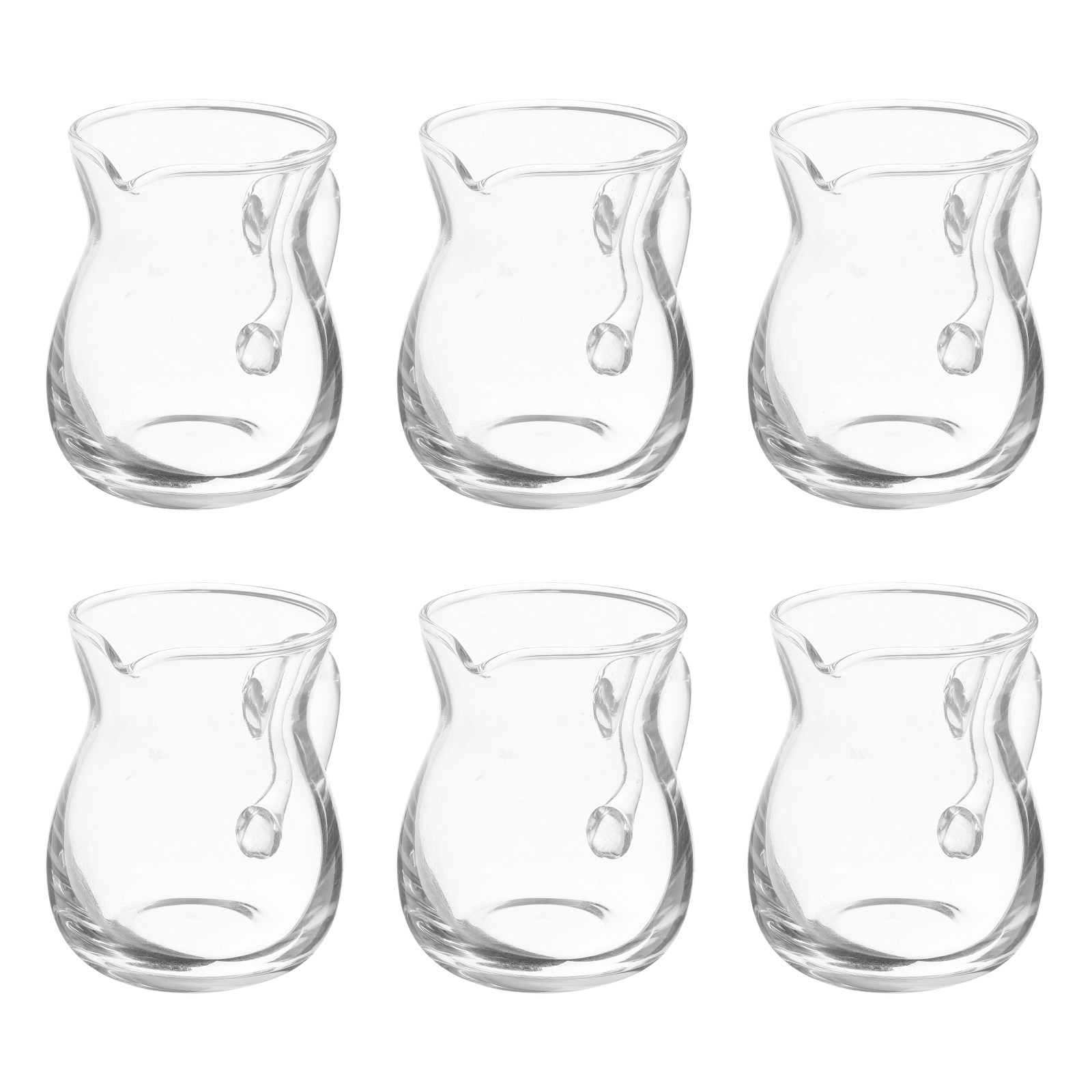6pcs 100ml Mini Glass Creamer  - Coffee Tea Creamer ulasan dan harga