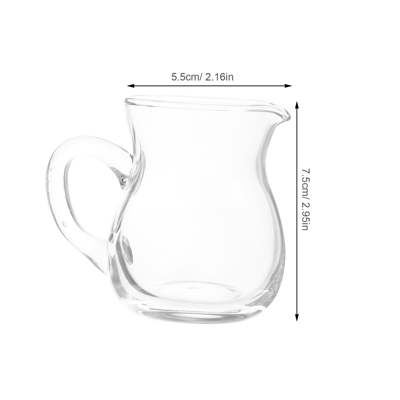6pcs 100ml Mini Glass Creamer  - Coffee Tea Creamer ulasan dan harga