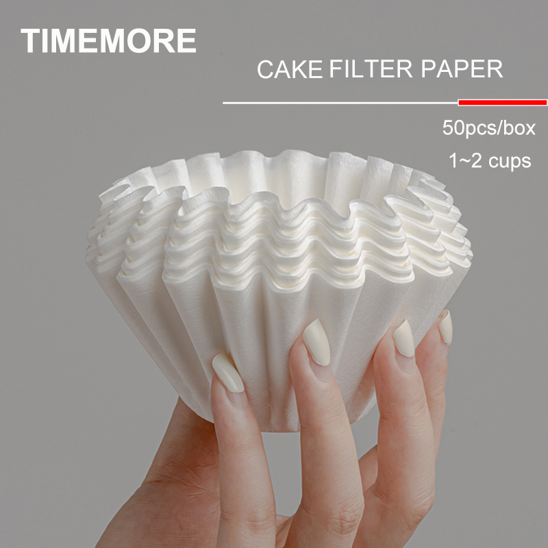 TIMEMORE Cake Coffee Filter Pa - Coffee Tea Paper Cups ulasan dan harga