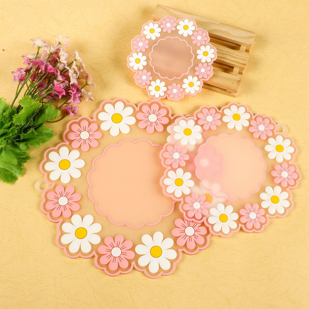 Kawaii Daisy Placemat Coaster  - Coffee Tea Japan ulasan dan harga