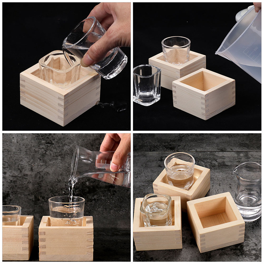 1Set Transparent Glass Sake Cu - Coffee Tea Hot ulasan dan harga