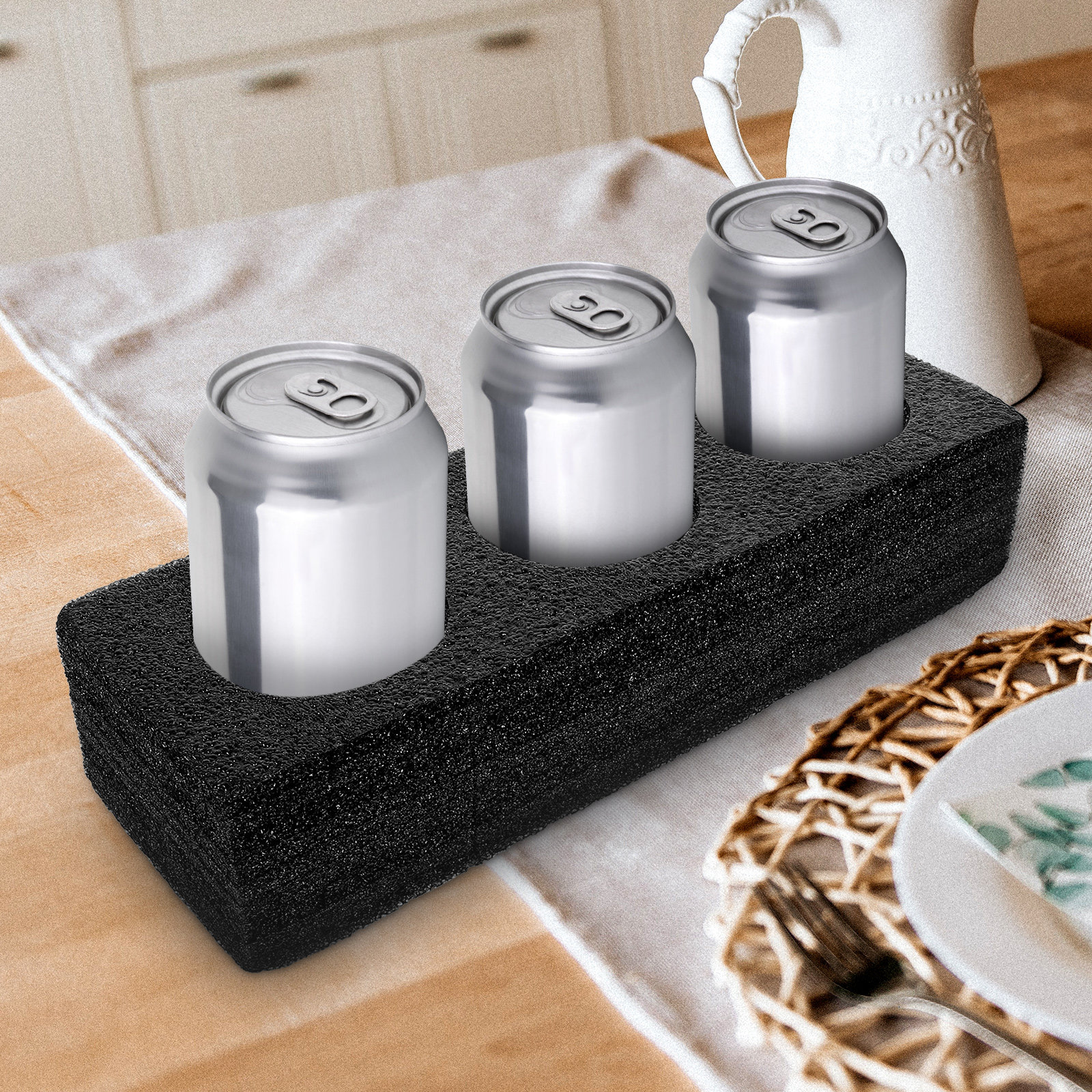 3-Hole Portable Milk Tea Cup H - Coffee Tea Drinks ulasan dan harga