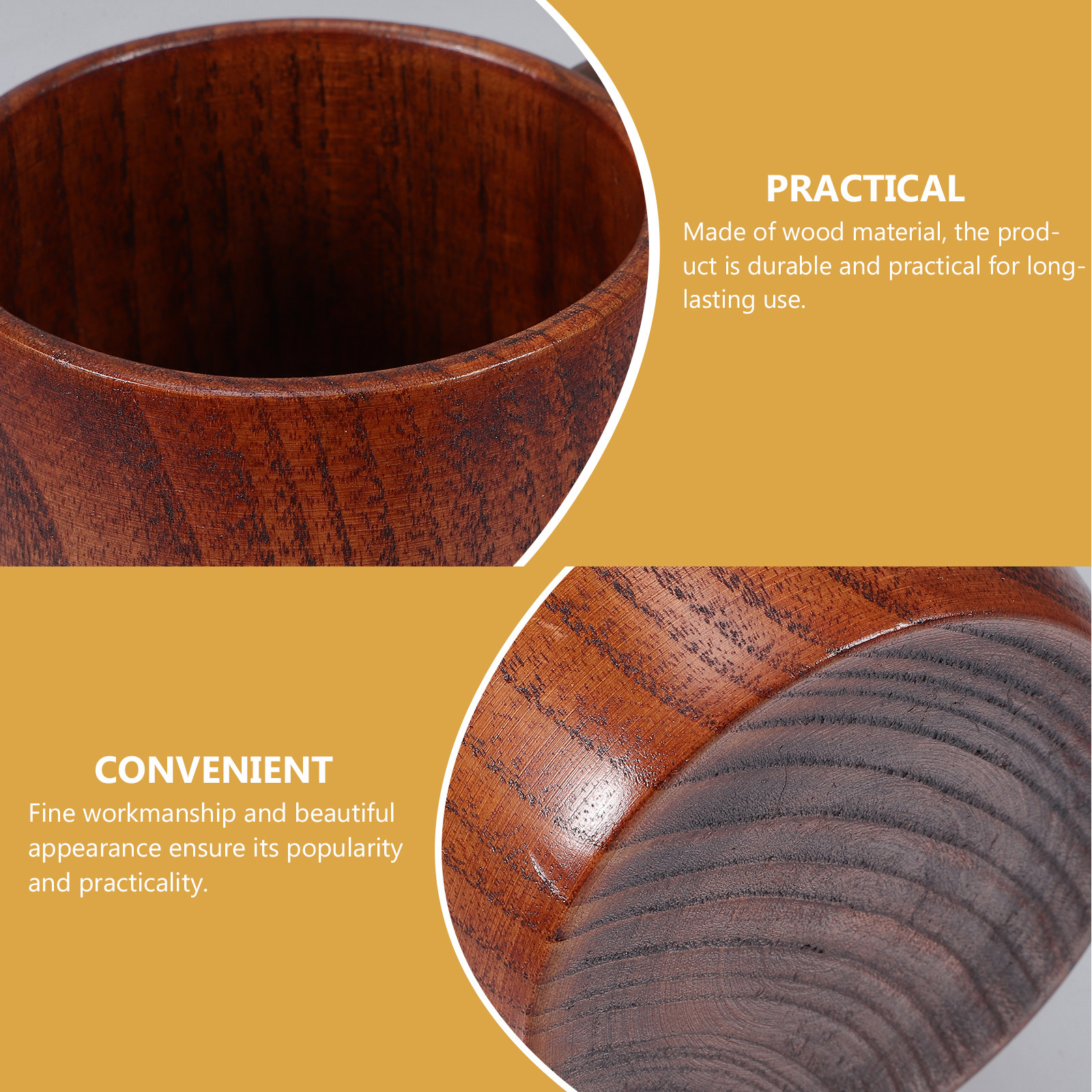 Wooden Beer Coffee Mug Water C - Coffee Tea Drinks ulasan dan harga