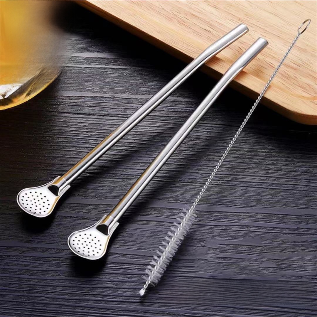 Stainl Steel Extended Spoon Co - Coffee Tea Drinks ulasan dan harga