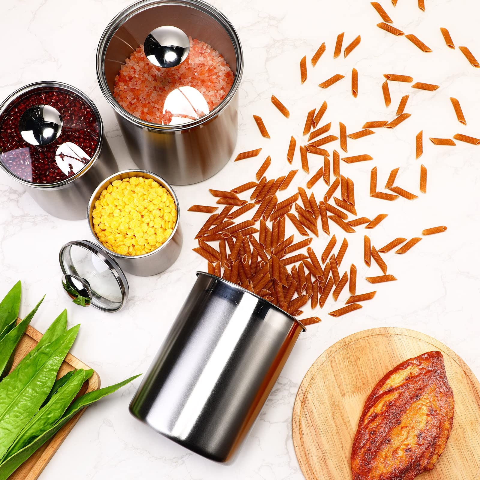 Food Storage Containers Tea Co - Coffee Tea Sugar Set ulasan dan harga
