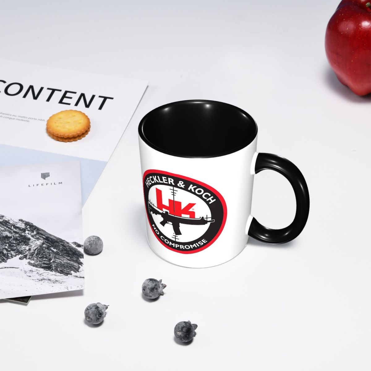 Heckler Koch Hk Logo Mug Funny - Coffee Tea Hk ulasan dan harga